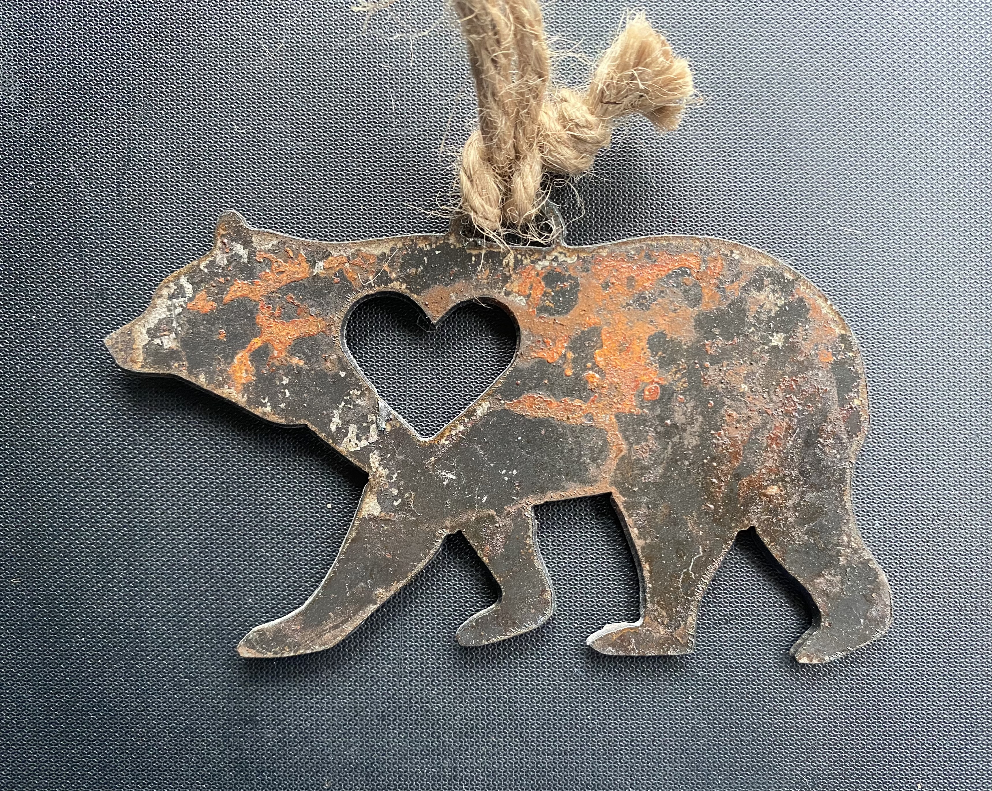 Rustic Bear Ornament