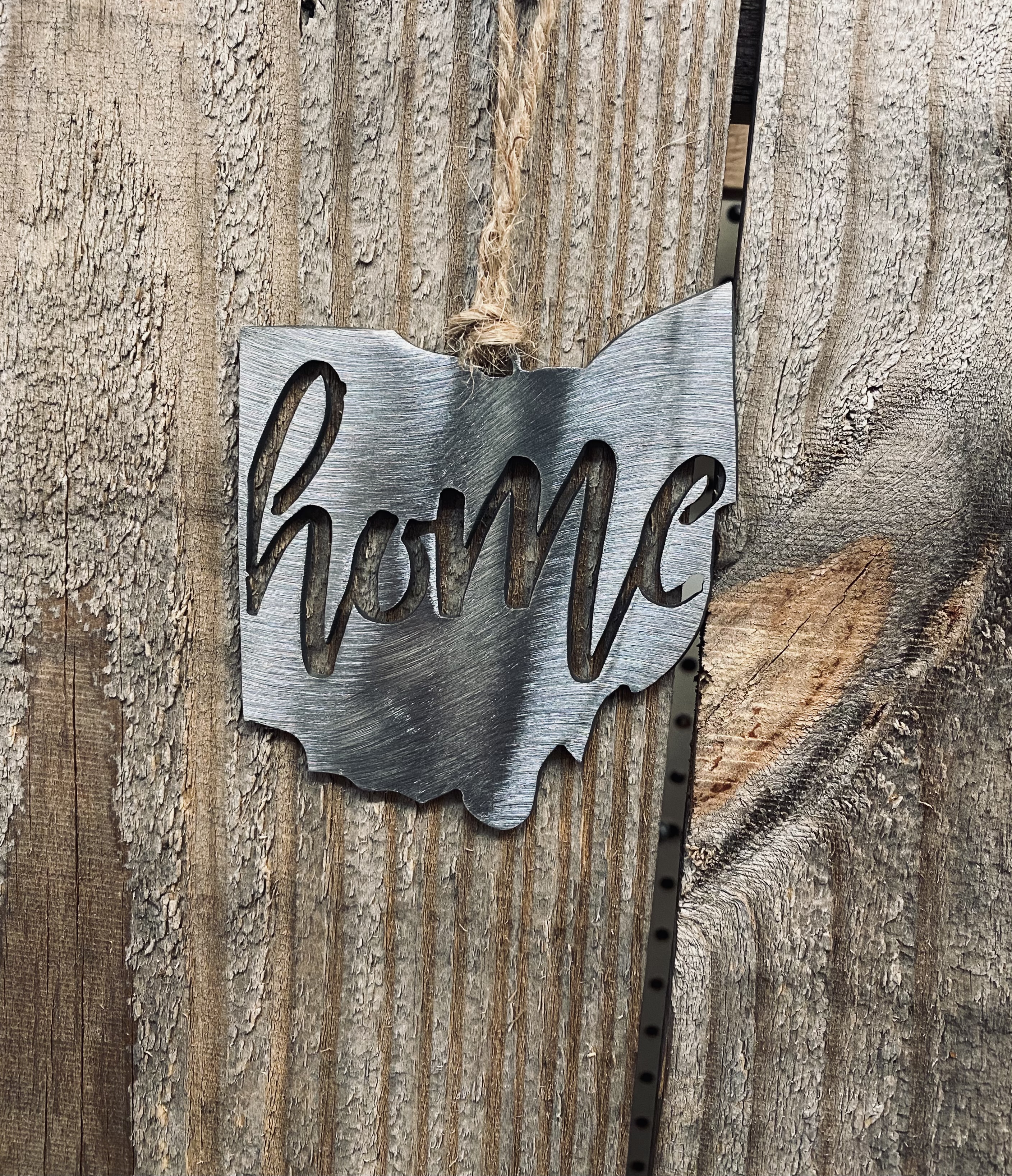 “Home” sweet home Ohio Ornament