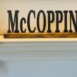 Name Display With Wooden Base