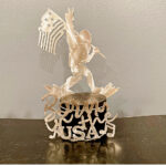 Sasquatch Born In The USA Candle Holder