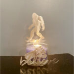 Believe Bigfoot Candle Holder