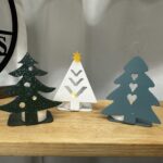 Whimsical Christmas Tree Votive Set
